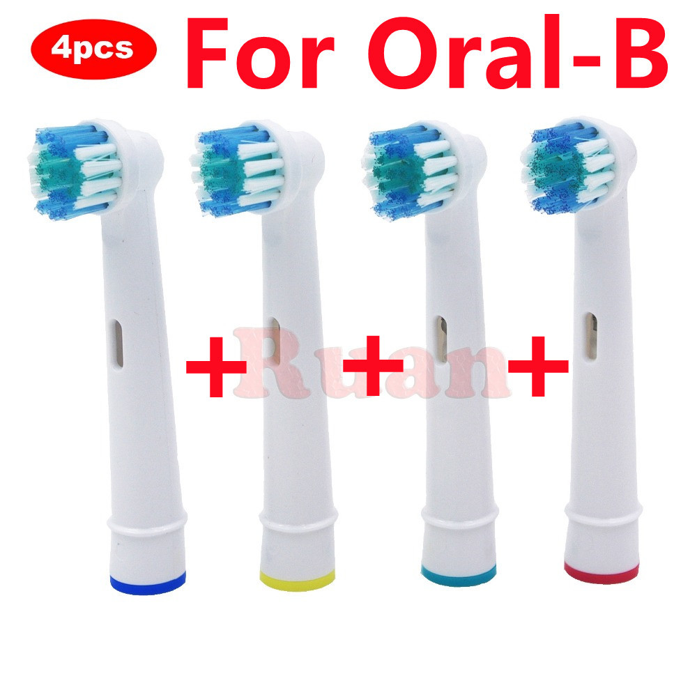 Teeth Whitening Machine Professional - 4x Replacement Brush Heads For Oral-B