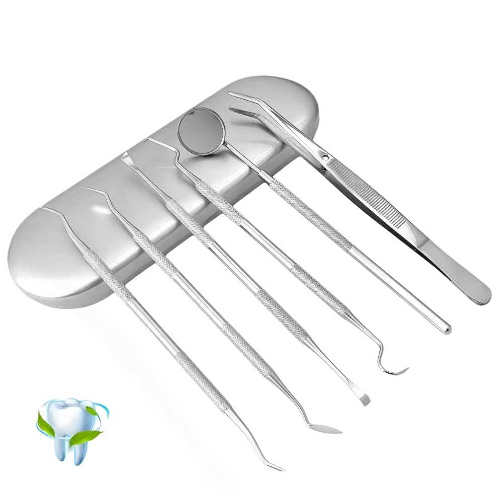 Teeth Whitening Machine Professional - Stainless Steel Dental Tools Mouth Mirror