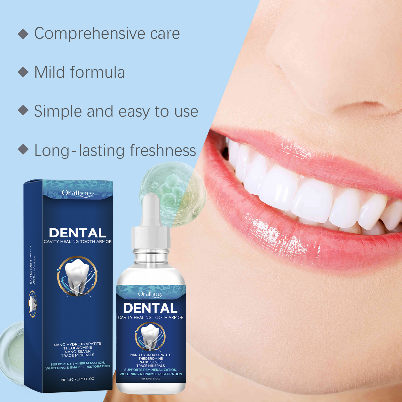 Oralhoe Teeth Brighten Serum L - Teeth Whitening Products ulasan dan harga