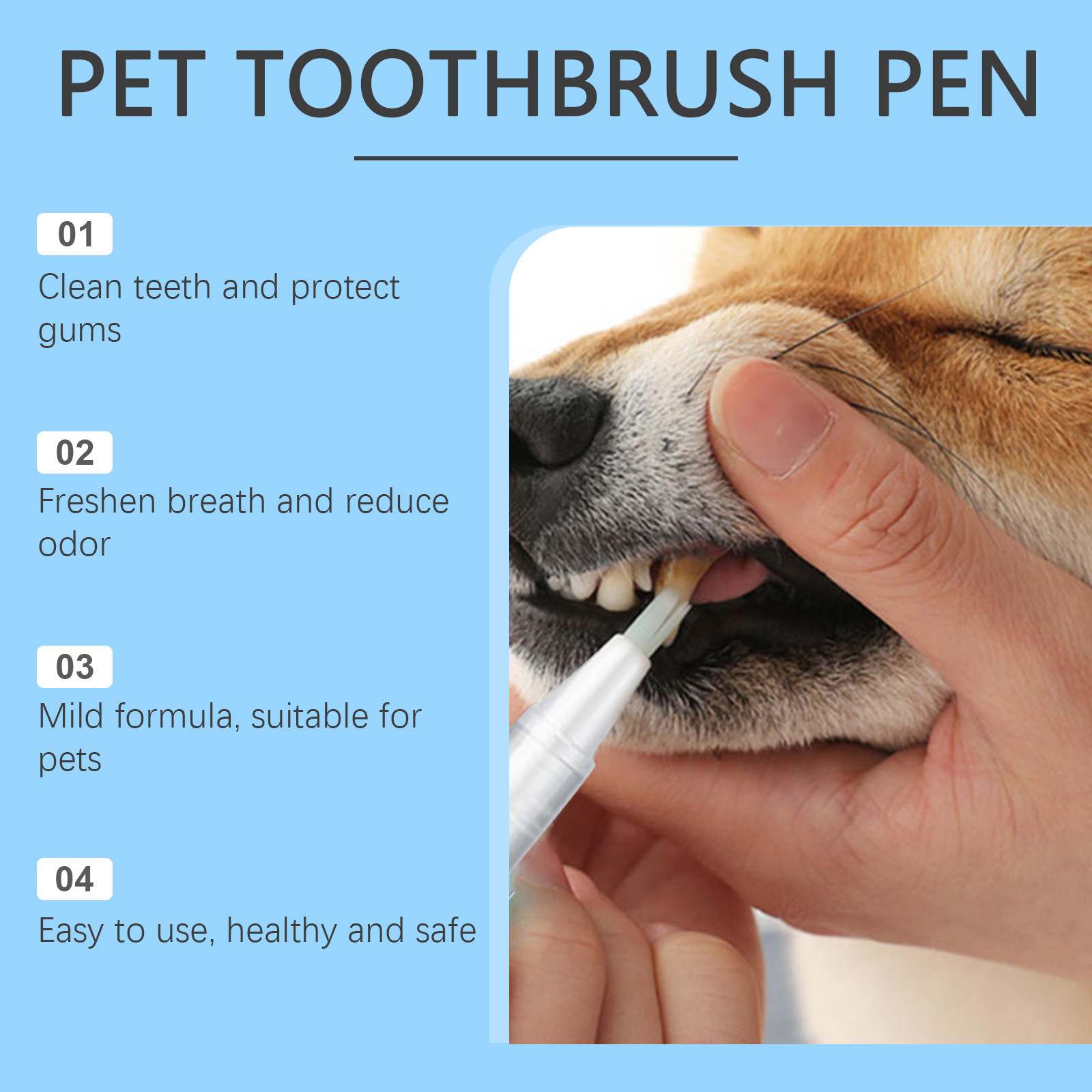 Oral Cleaning Gel Pen For Dogs - Teeth Whitening Cream ulasan dan harga