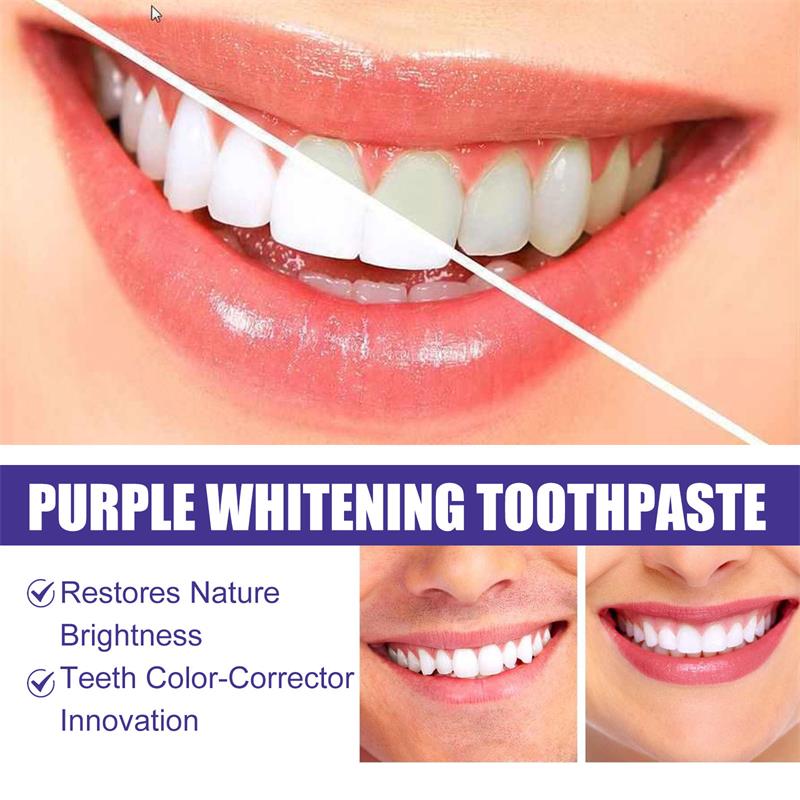 9D Purple Teeth Whitening Toot - Teeth Whitening Cream ulasan dan harga