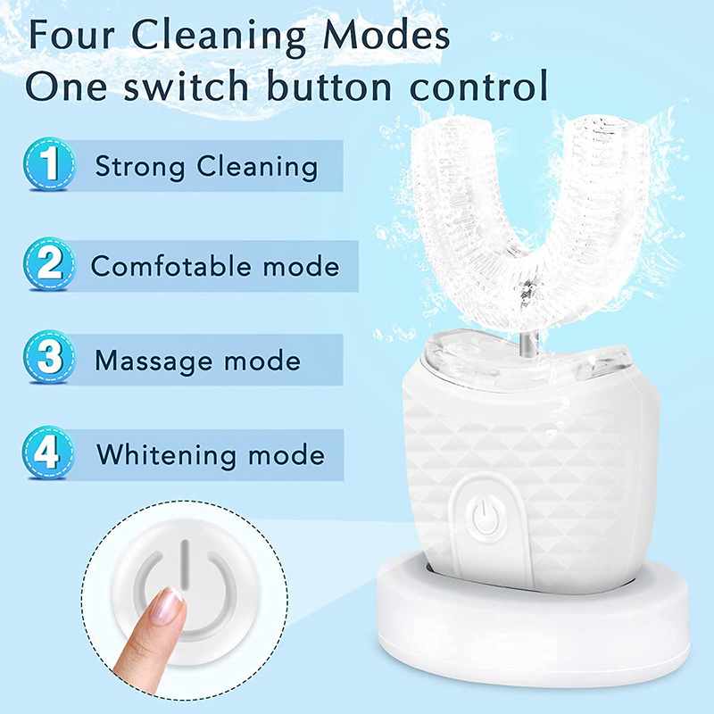 U-Shaped Rechargeable Light Qu - Teeth Whitening Kit At Home ulasan dan harga