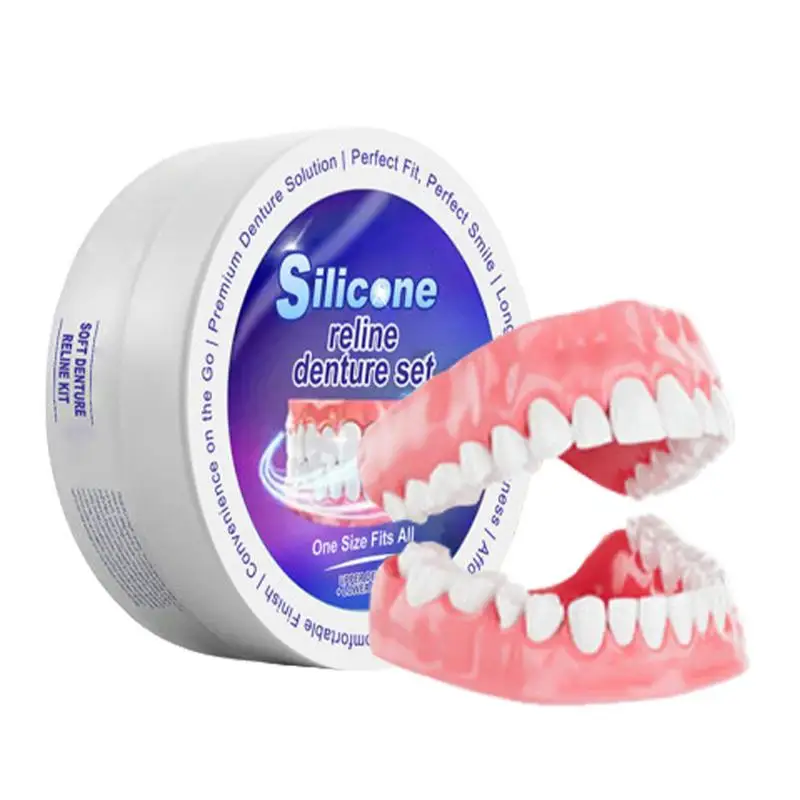 Silicone Denture Set Fit Tempo - Teeth Whitening Products ulasan dan harga