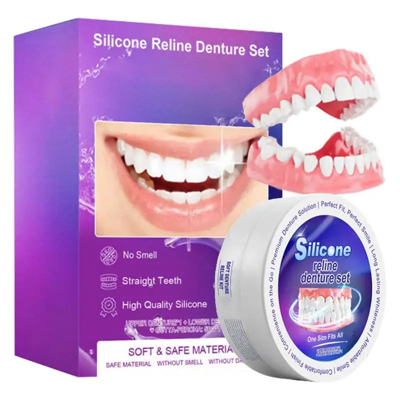 Silicone Denture Set Fit Tempo - Teeth Whitening Products ulasan dan harga