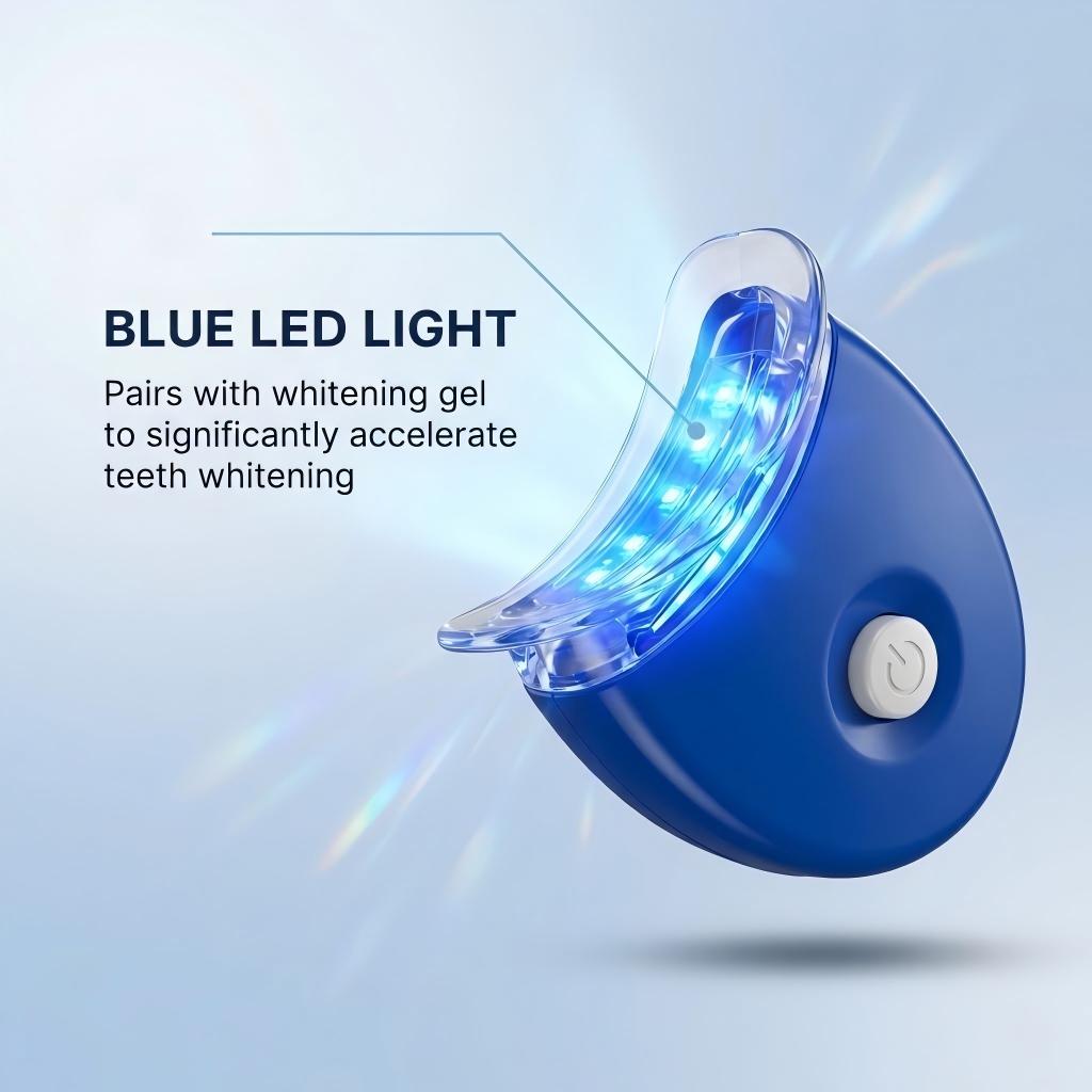 Wireless Cold LED Blue Light T - Teeth Whitening Kit At Home ulasan dan harga