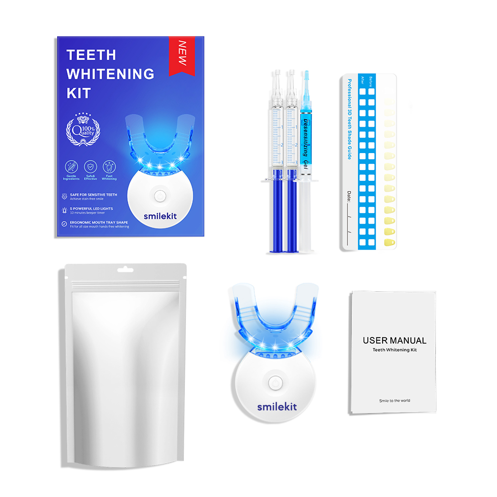 Teeth Whitening Kit - 5X LED L - Teeth Whitening Kit At Home ulasan dan harga