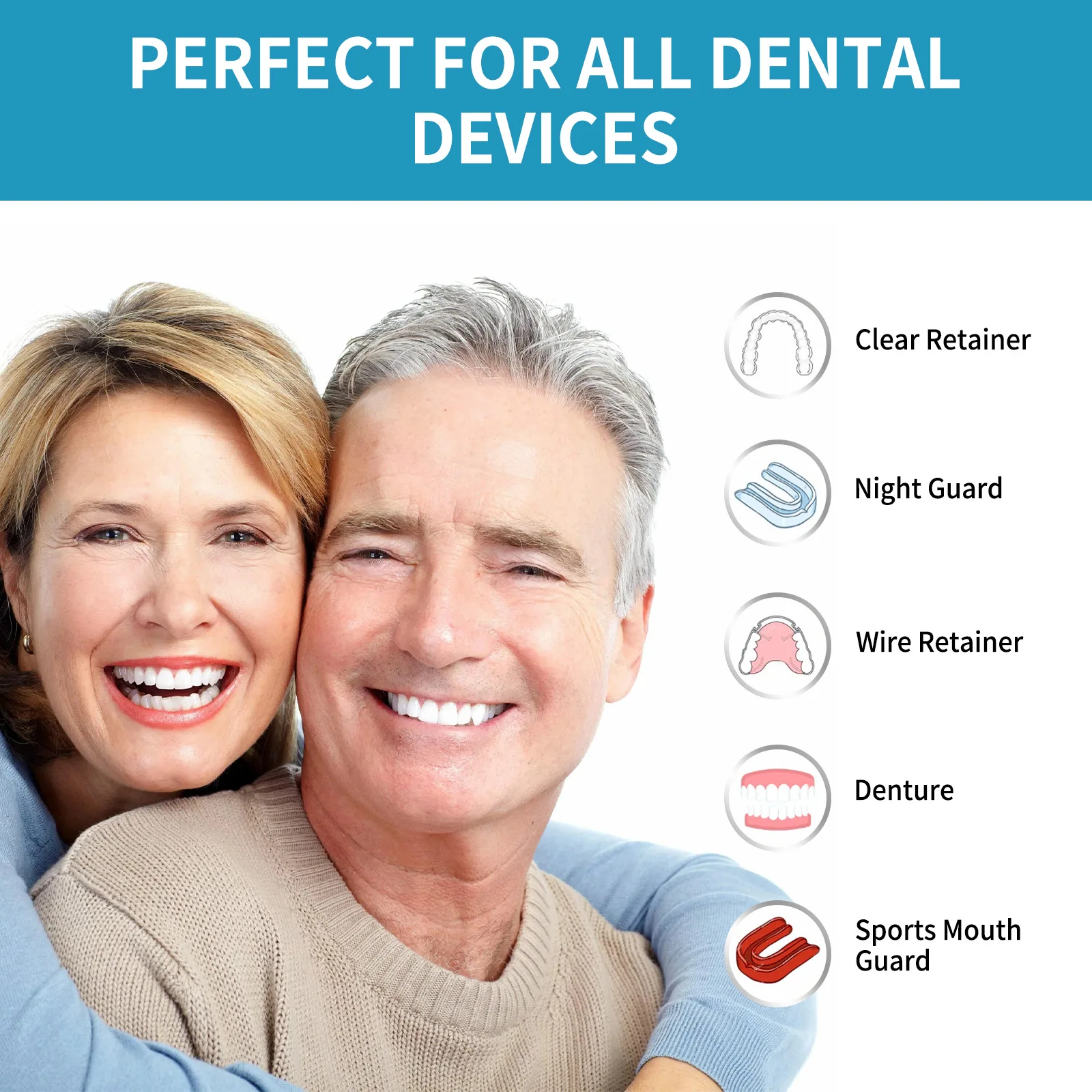 Aligner Denture Cleaner Foam D - Teeth Whitening Retainer ulasan dan harga