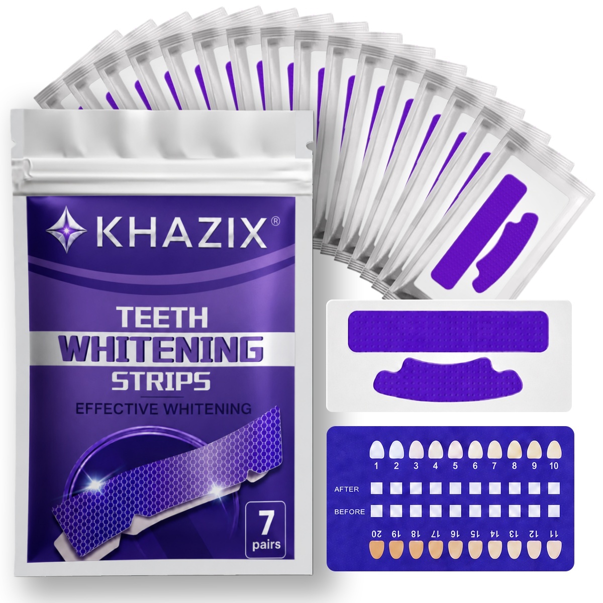 1/7 pairs Teeth Whitening Stri - Teeth Whitening Retainer ulasan dan harga