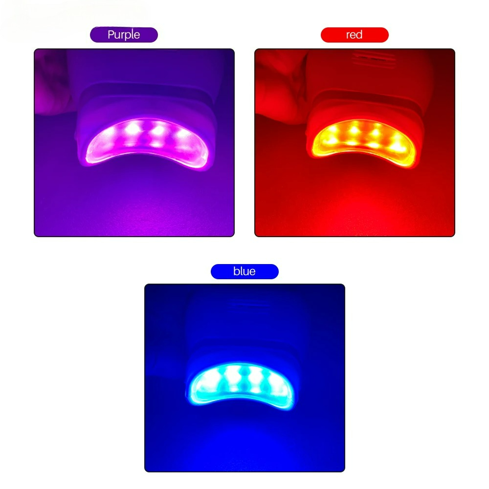 Adjustable 3 Colors LED Teeth  - Teeth Whitening Machine Professional ulasan dan harga