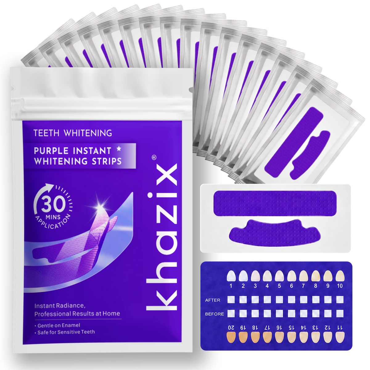 1/7 pairs Teeth Whitening Stri - Teeth Whitening Retainer ulasan dan harga