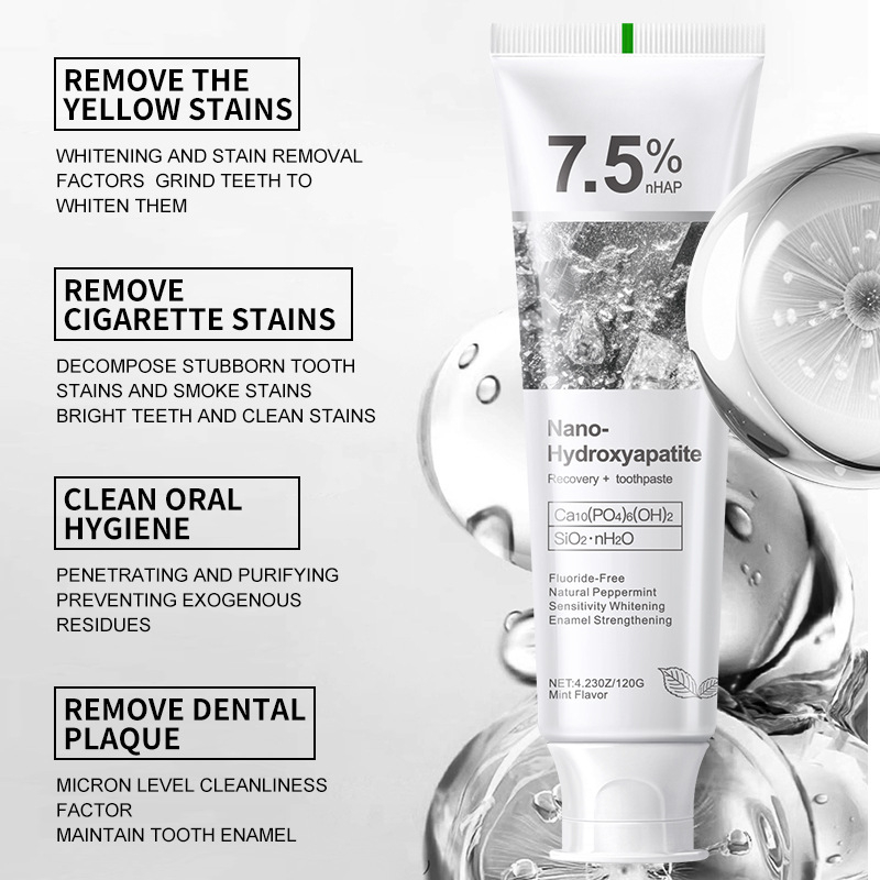 7.5% Hydroxyapatite Probiotic  - Teeth Whitening Cream ulasan dan harga