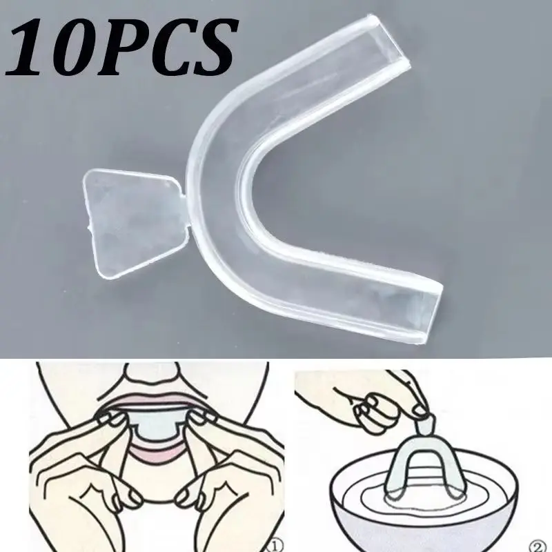10Pcs Silicone Mouth Guard Tee - Teeth Whitening Products ulasan dan harga